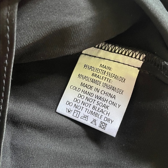 NWT White Fox Elegant Black Halter Dress & Lace Bralette Black Medium - Picture 11 of 15